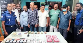টাঙ্গাইলে জুয়ার আসর: উপজেলা বিএনপির সভাপতিসহ আটক ৩৪